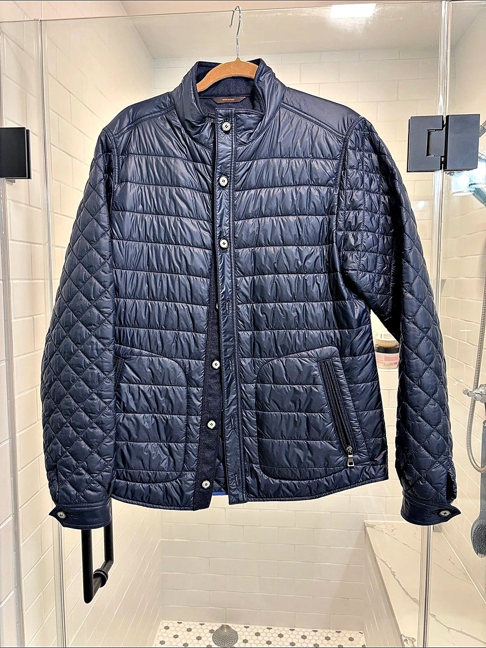 Waterville quilted jacket in Blue Size 50 Like New